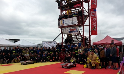 Chiropraticienne à la compétition Firefit 2014